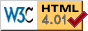 Diese Seite entspricht dem HTML 4.01 Standard!